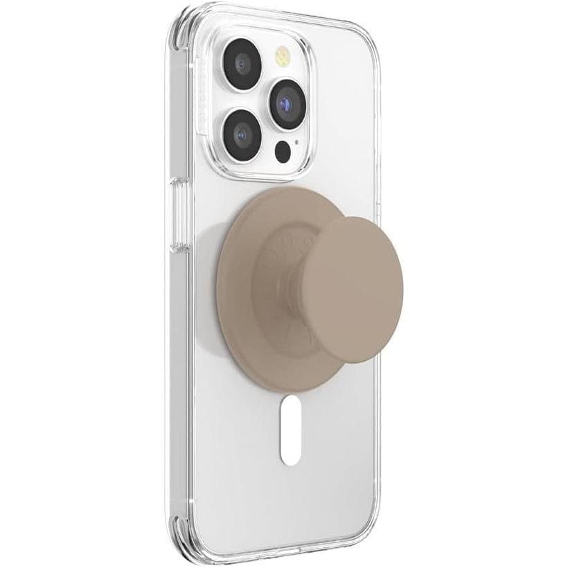 PopSocketsPhoneGripforMagSafe, Suporte Magnético, Suporte para Telefone, Marrom-SoftTouchLatte FYRP