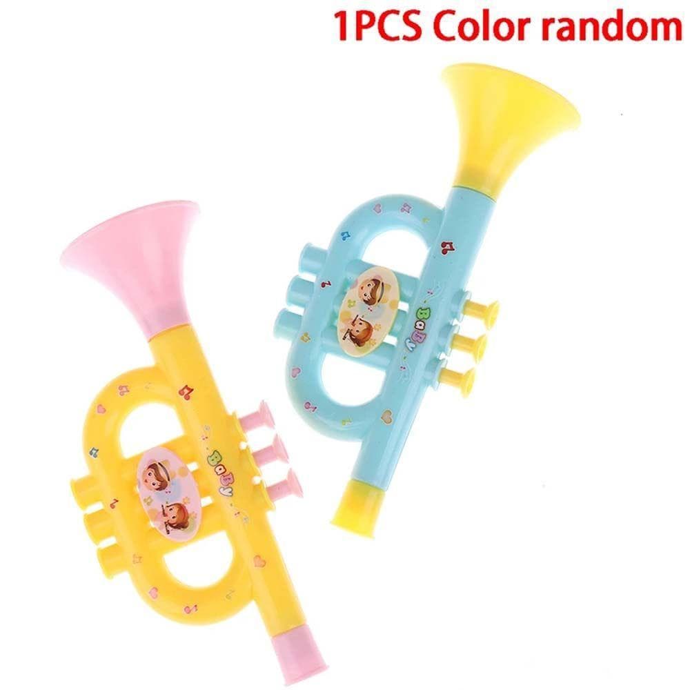 EBUCRE Crianças Trompete Cor Aleatória Instrumento De Simulação Educação Infantil Instrumentos Musicais Brinquedo