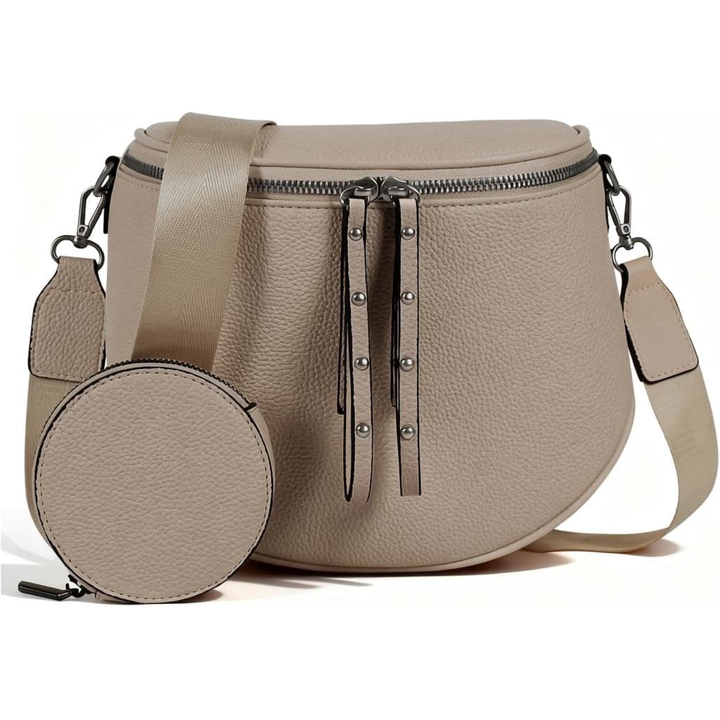 Bolsa Transversal Feminina de Couro de Alta Qualidade MOETYANG com Carteira