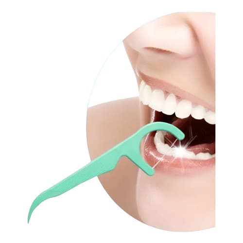 Fio Dental Menta 50 Unidades Desliza Facilmente Entre Dentes Menta