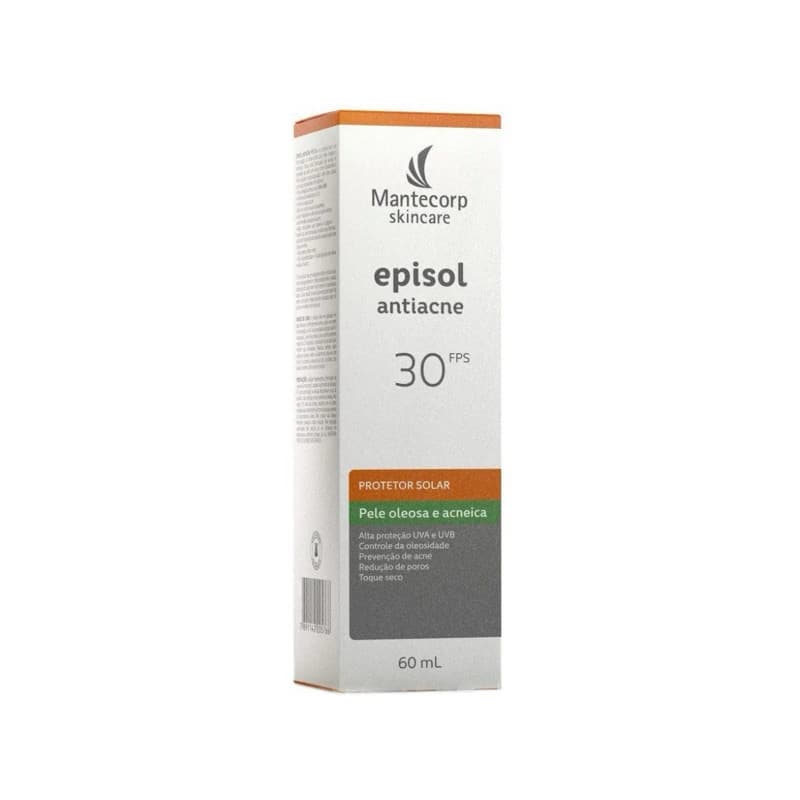 Protetor Solar Episol Antiacne FPS 30 60ml