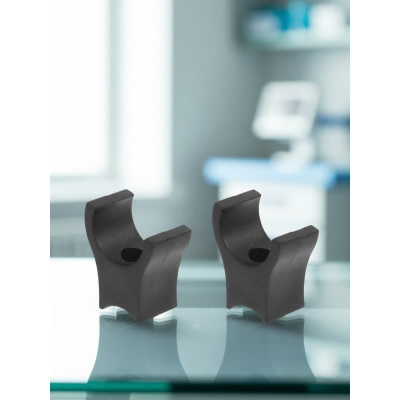 🎀 4Peças Suporte Reforçado Para Cadeira De Rodas Plástico ABS Preto