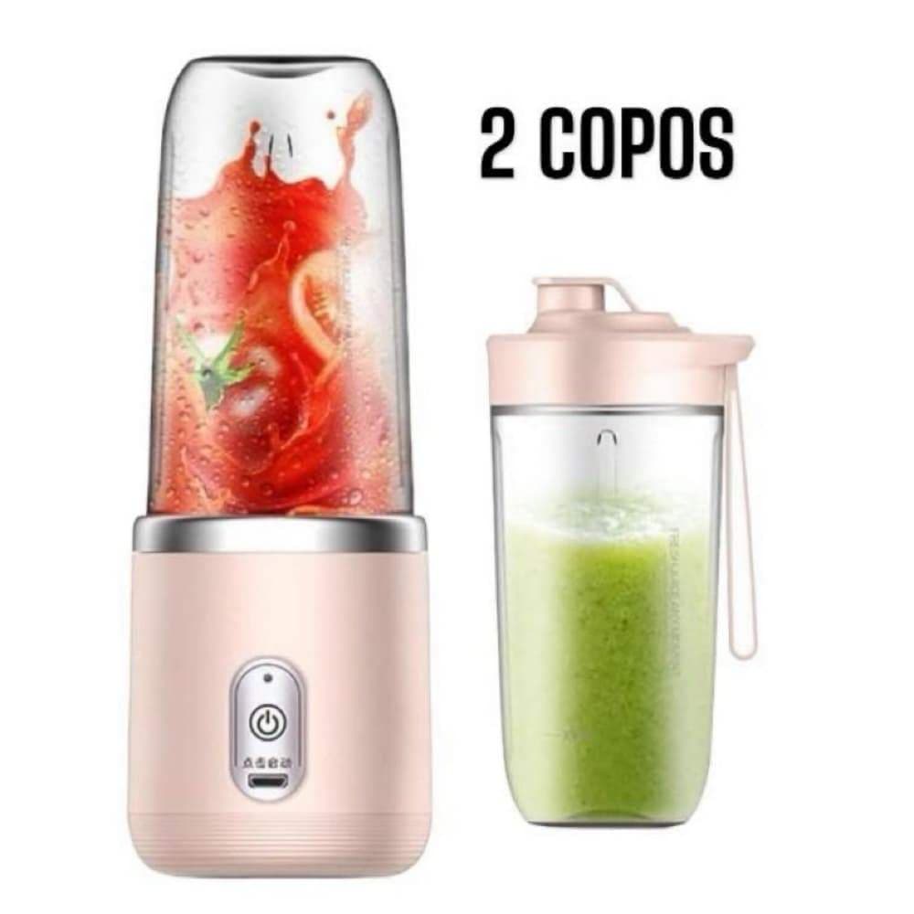 Liquidificador Elétrico Compacto Portátil 400ml Ideal para Vitaminas e Bebidas Naturais