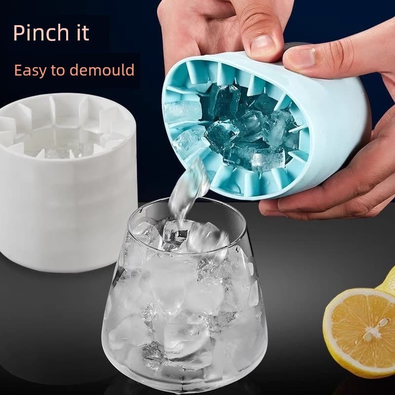 🔥 VENDA QUENTE 🔥 Em Silicone Forma De Gelo Compacto Cilindro De Cubo De Gelo Molde Pitada Copo Silicone Fabricante Bal