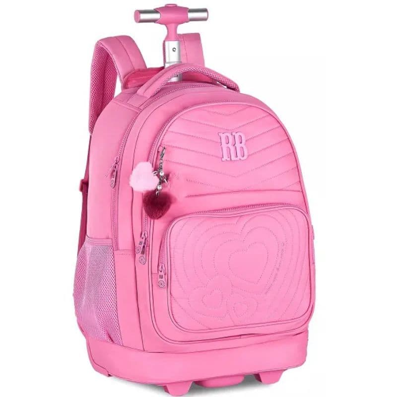 Mochila Carrinho G Rebecca Bonbon Matelasse Feminina Escolar | Original | RB | Resistente