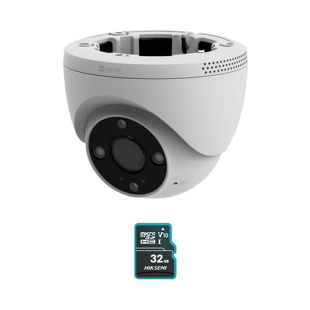 Câmera de Segurança Ezviz H4 2K Branca IP67 + MicroSD 32GB