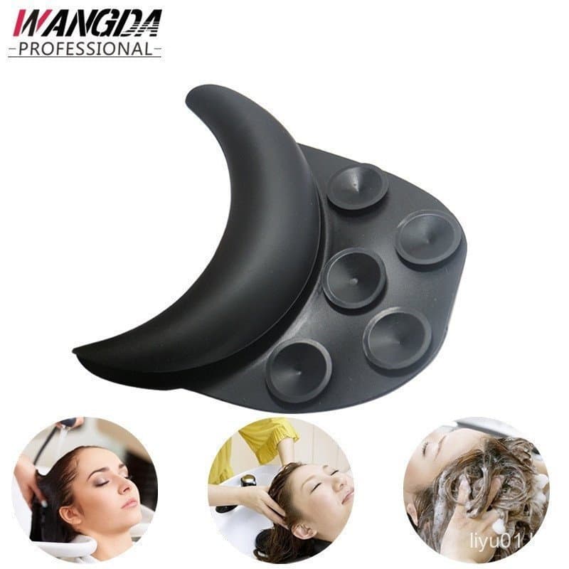 Spot # Silicone Vem Com Travesseiro De Pescoço Ventosa , Cabeça Confortável E Macio , Ferramenta De Cabeleireiro Para Ca