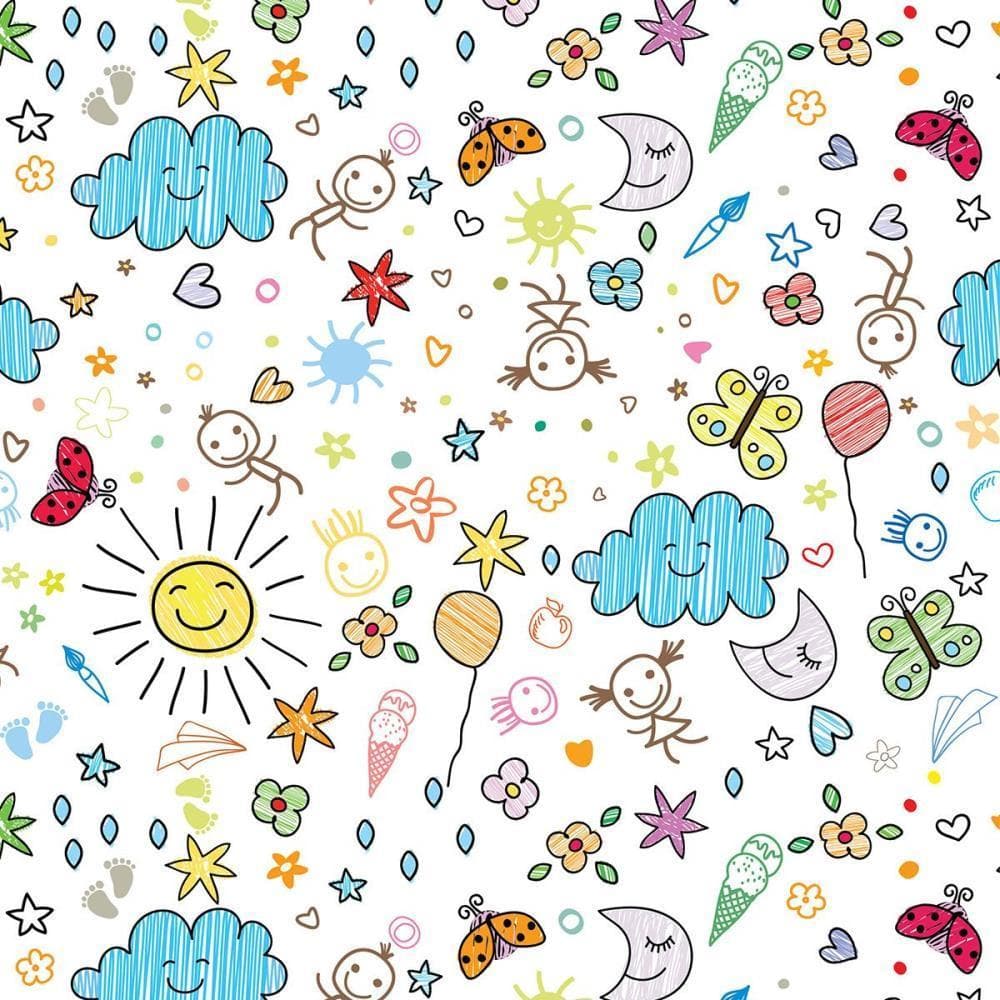 Papel Presente Bobina Couche 40CM. MOD.154 Riscos e Rabisco