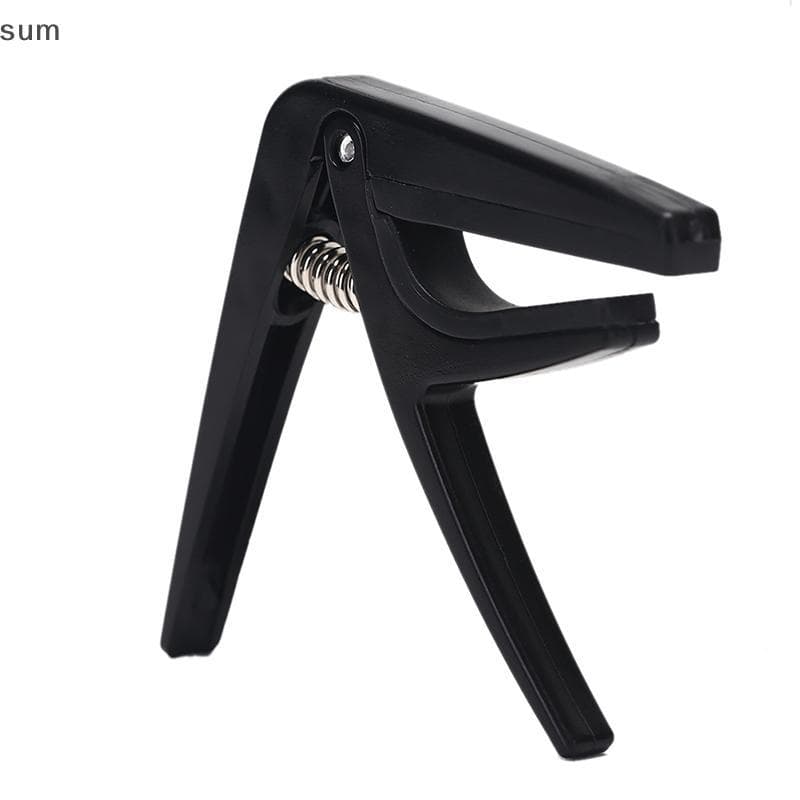 [sum] Ukulele Capo Profissional Com Uma Mão Qui Change Acessórios De Aço Plástico BR