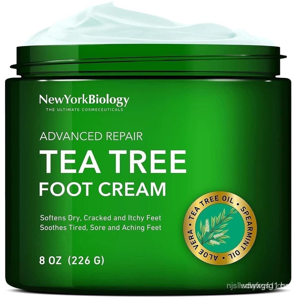 Produto para Cuidados com os Pés New York Bio Tea Tree, adequado para pés secos, rachados, pé de atleta e onicomicos