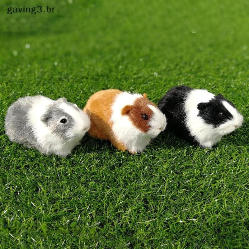 [GAVBR] Simulação De Pele De Cobaia Boneca De Pelúcia Hamster Brinquedo Macio Estatueta De Animal Para Crianças Presente