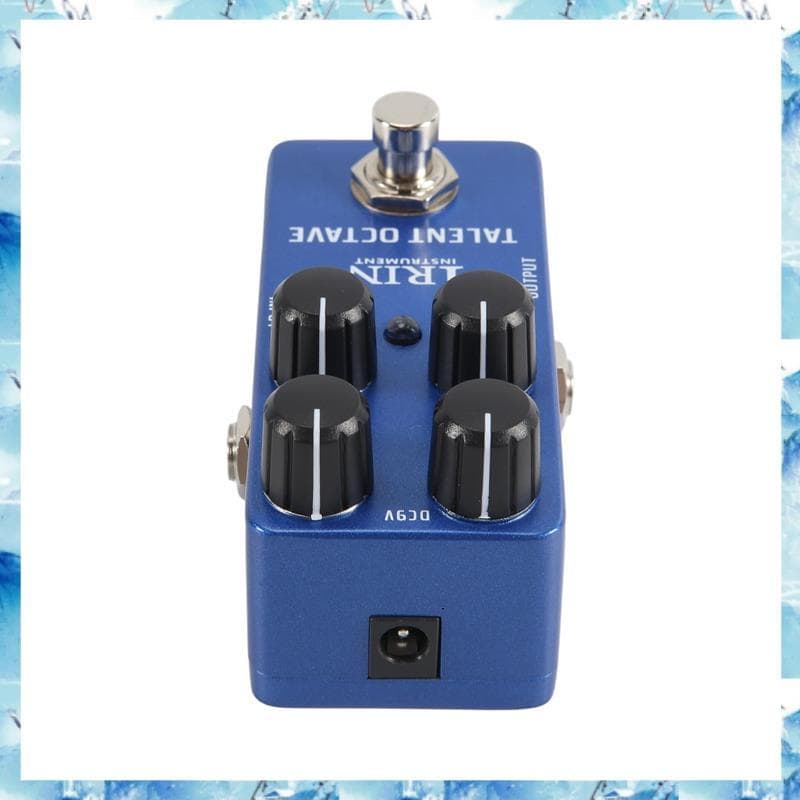 [Bcd]-19 Pedal De Efeito De Guitarra De Oitava De Talento 3 Efeitos Sonoros Separados True Bypass Pedais Acessórios