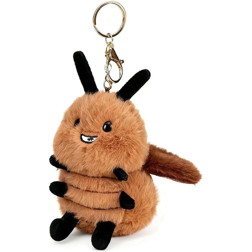 Chaveiro De Pelúcia Engraçado Para Baratas – Pingente De Bolsa Macia , Lindo Presente De Mordaça Amigos