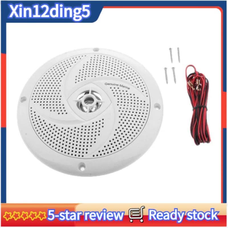 6.5 Polegada Alto-Falante Marinho À Prova Dwaterproof Água 60W Barco Amplificador De Áudio Com Cabo Para Carro RV Som Fá