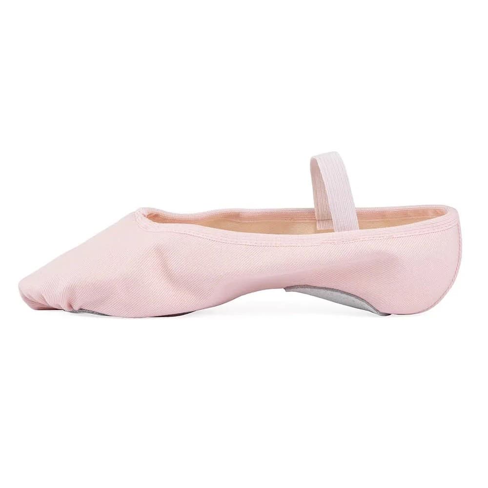 Sapatilha De Ballet Lona Sola Dividida F23 Meia-Ponta Rosa