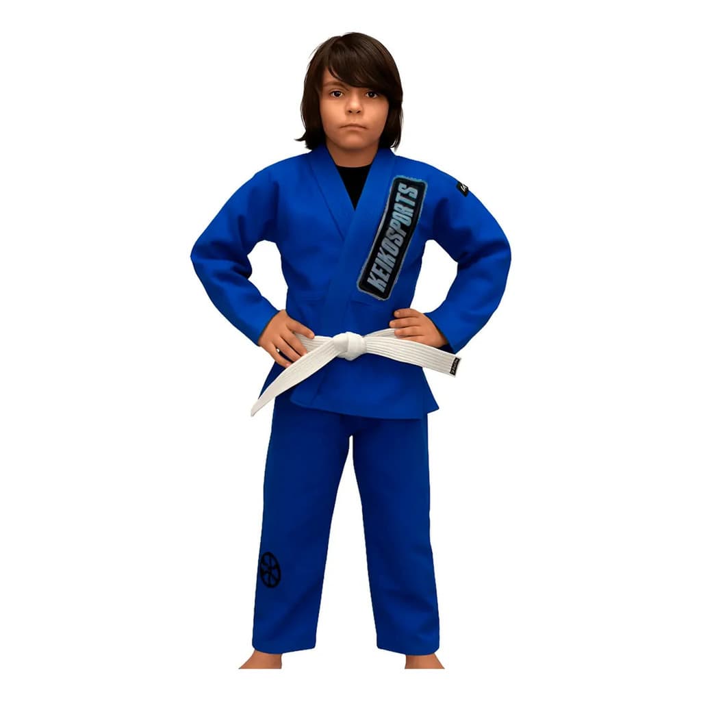 Kimono Reforçado Trançado Jiu Jitsu Juvenil Keiko Infantil