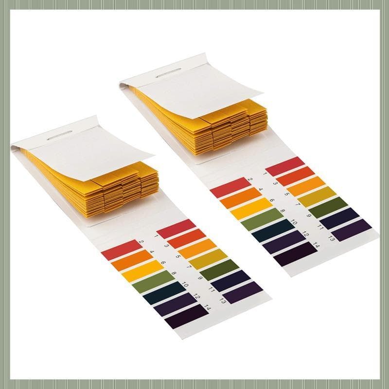 (Uft) 2 Conjuntos De 160 Tiras 1-14 PH Litmus Papel De Teste De Cosméticos De Água Do Solo Com Cartão De Controle