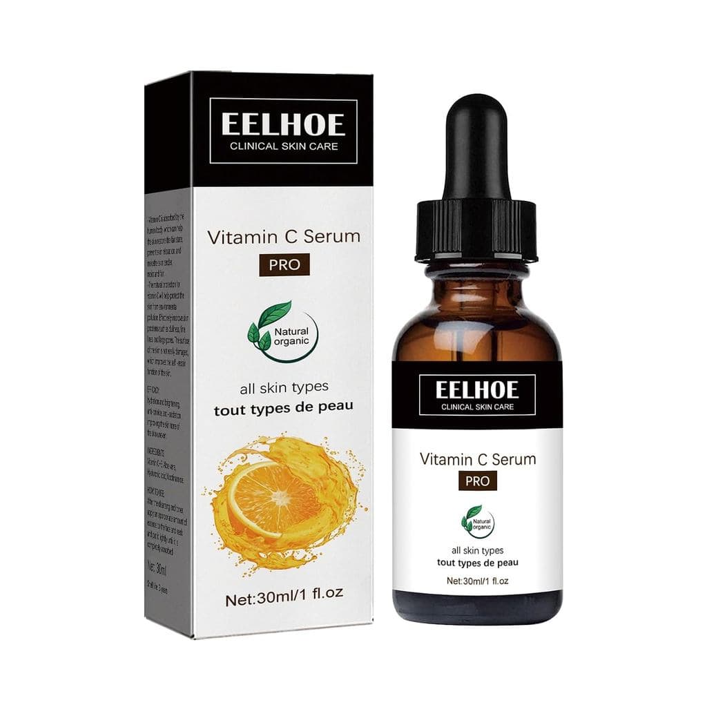 Sérum de Vitamina C para o Rosto, Fórmula Anti-Envelhecimento com Hialuronato de Sódio, Niacinamida e Folha de Aloe Barb