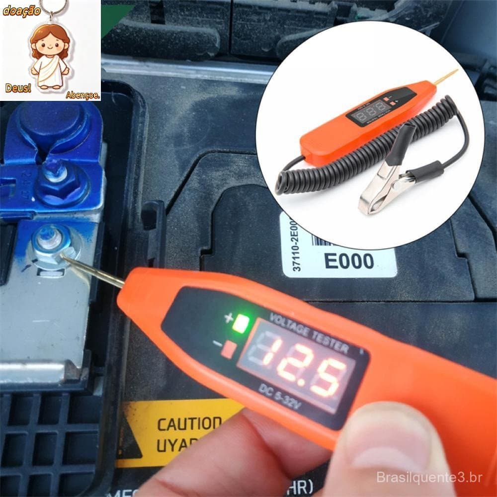 Caneta De Teste De Circuito Elétrico Para Carro Ferramentas Dca Detector De Tensão AC Indicador 2.5V-32V A8R6