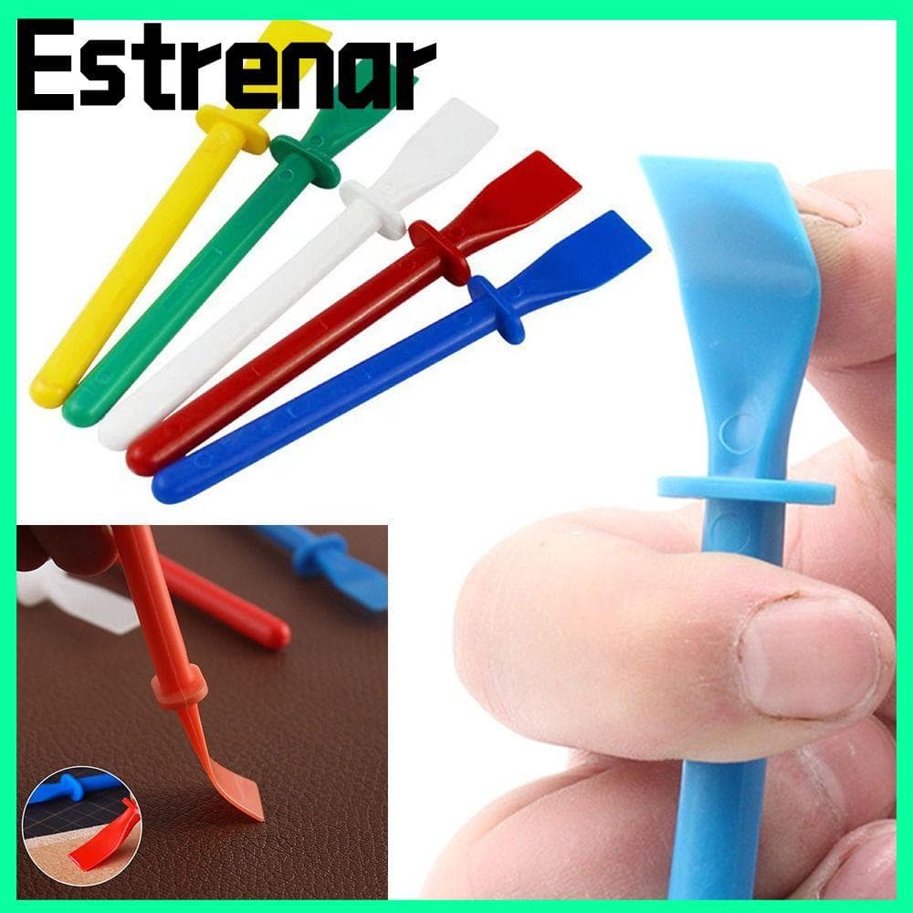 Ferramentas De Aplicação De Cola ESTRENAR , Manuais De Artesanato DIY Ferramenta De Colagem De Couro , Raspador Adesivo