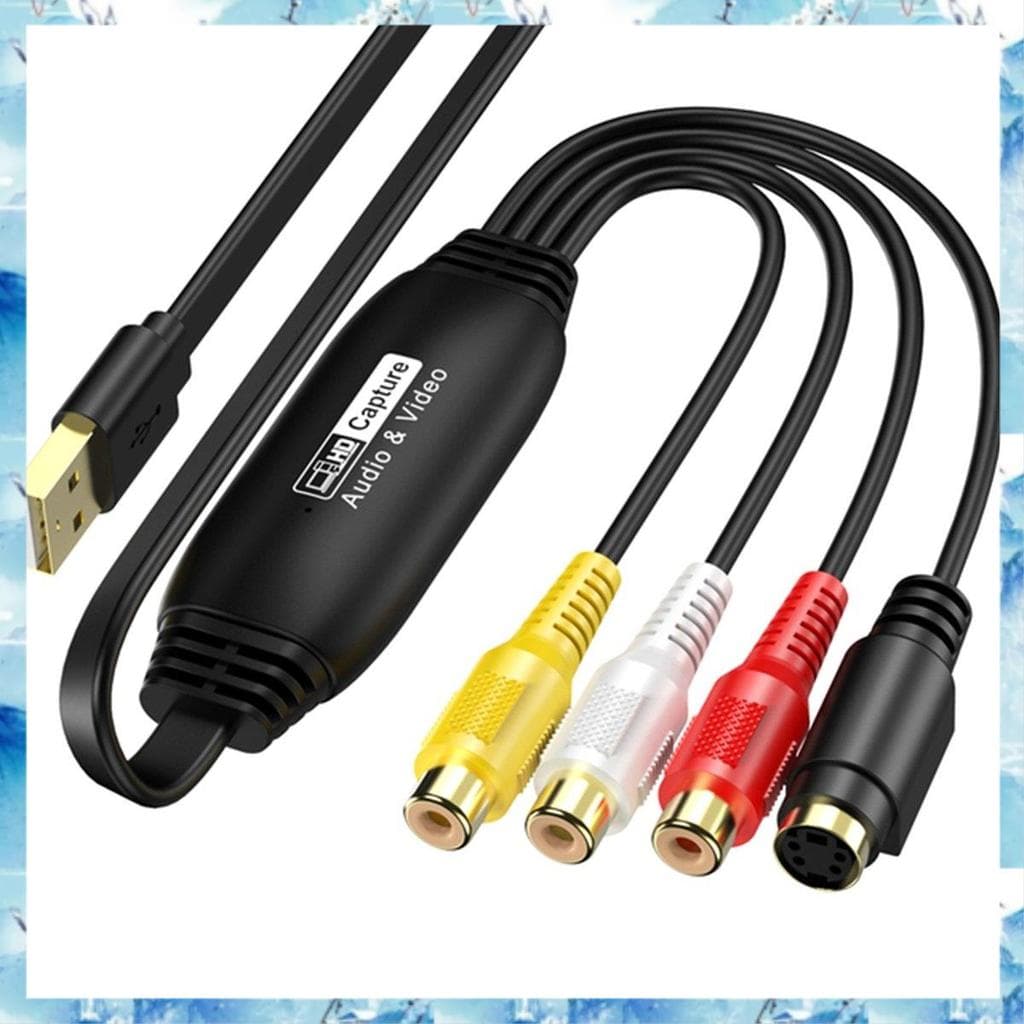 [Bcd] Captura De Vídeo USB Para Conversor Digital Placa De Áudio E 2.0 Sistema De Suporte De TV DVD Fácil Instalação De