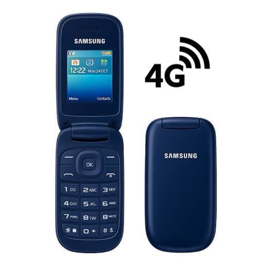 Celular Simples 4G Sansvng GT-E1272 4G FLIP Dual Chip Com Teclas Grandes e Rádio FM