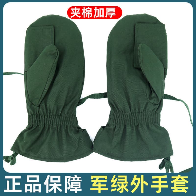 Genuíno novo estilo luvas externas luvas táticas dedo cheio luvas de algodão masculino à prova de vento resistente ao de