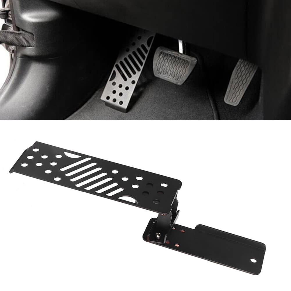 Pedal de apoio para os pés do carro, apoio para os pés da porta interna, adequado para Jeep Wrangler JK Unlimited 2018
