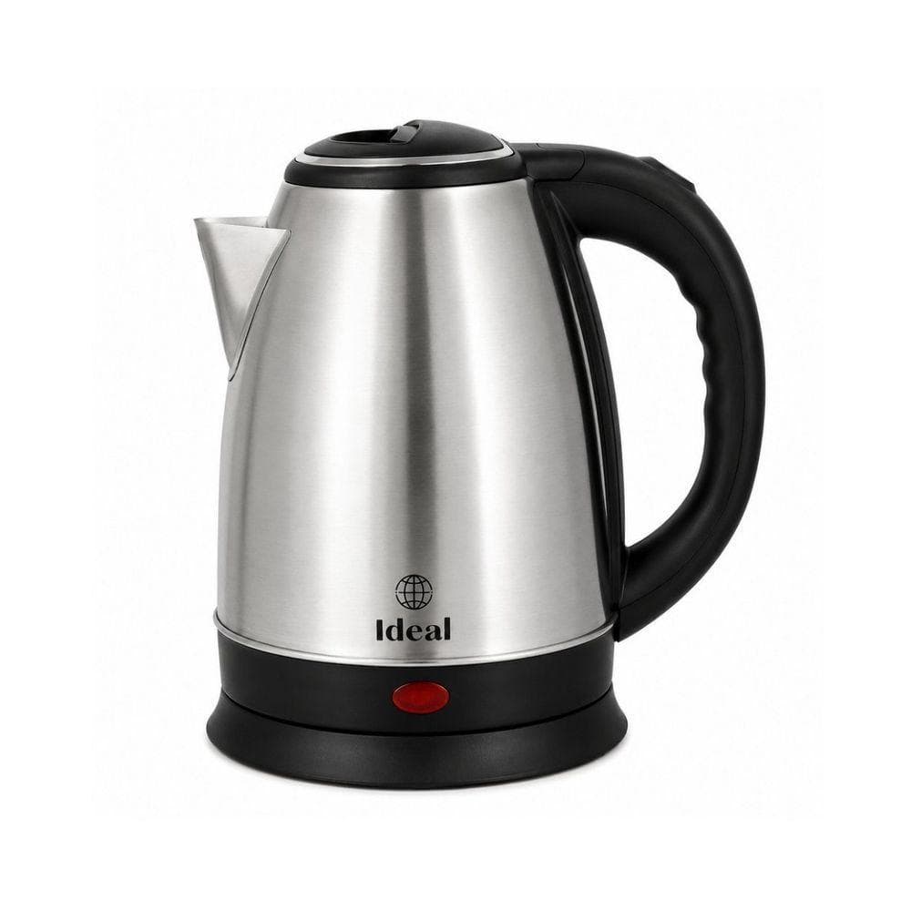 Chaleira Elétrica Inox 1.8L 1500W Aço Inox com Trava de e Alça Ergonômica 220V