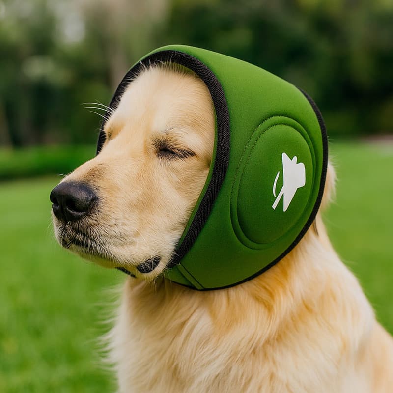 Novo estilo cão calmante chapelaria anti-susto anti-relâmpago Velcro Earmuffs manter quente Multi-cor opcional supriment