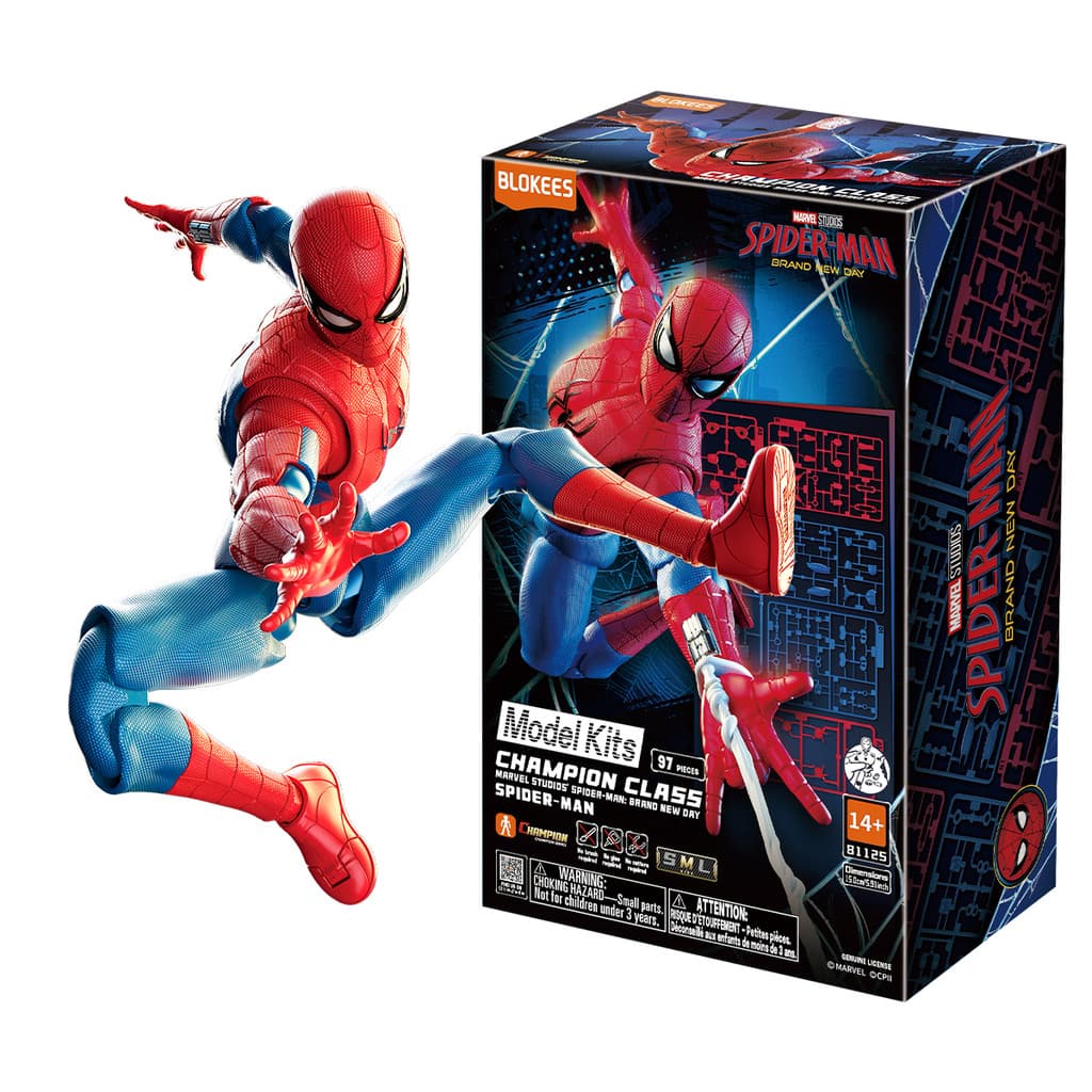 Boneco Colecionável Spider Man Marvel Champion Class Heroes Brand New Day Homem Aranha
