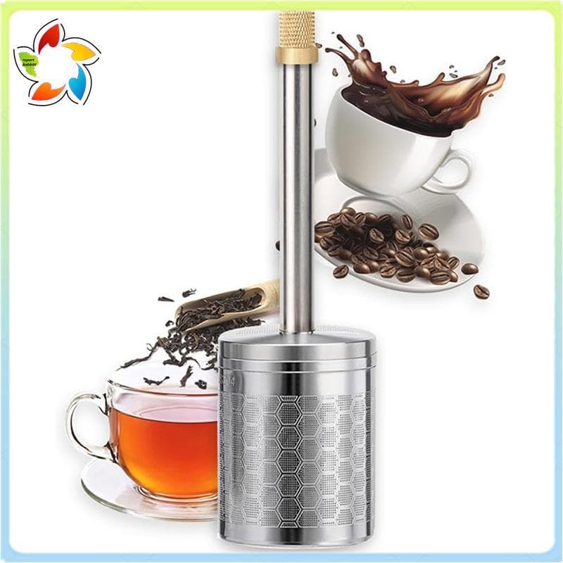 Tela De Filtro De Café Reutilizável Inoxidável Portátil Viagem Cafeteira Infusor Acessórios De Cozinha