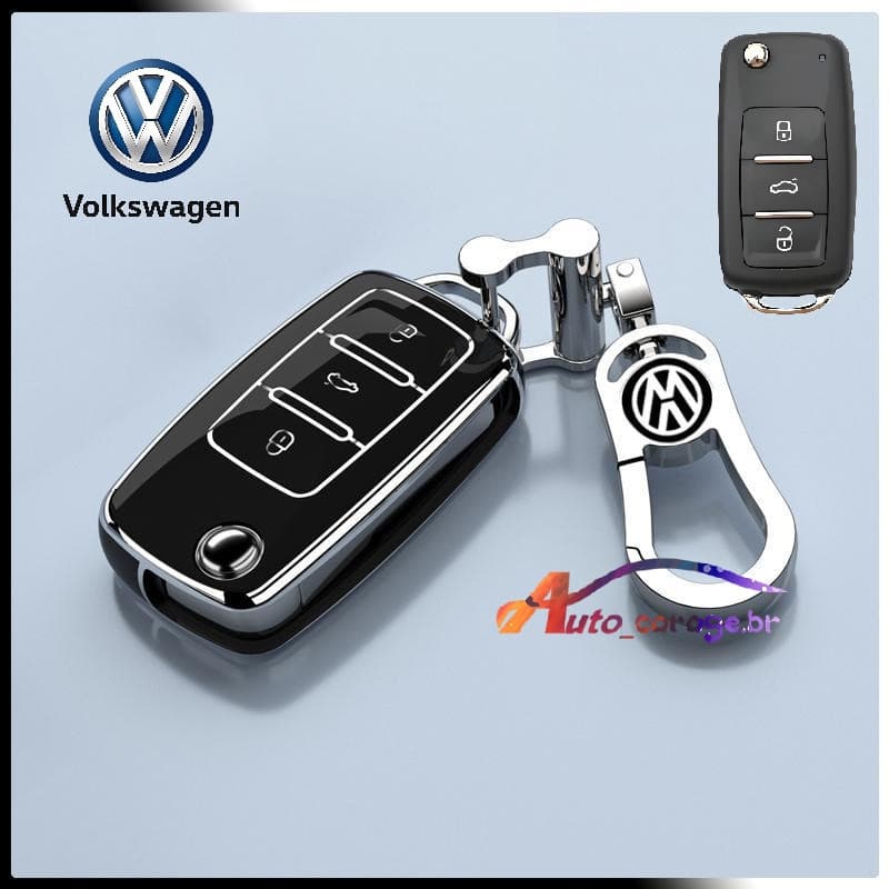 Volkswagen POLO/Amarok/Gol/Voyage/FOX/Jetta/Fusca/Spacefox/Tiguan/SAVEIRO/CROSS Meriva Capa Protetora para Chave de Carr
