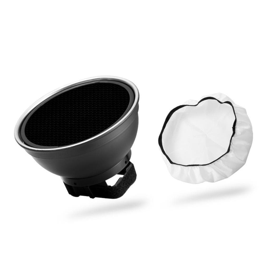 3clife-BR Eacam Square Flash Softbox Refletor Prato Modificador de Luz Difusor Beleza com Grade 15cm Dobrável para