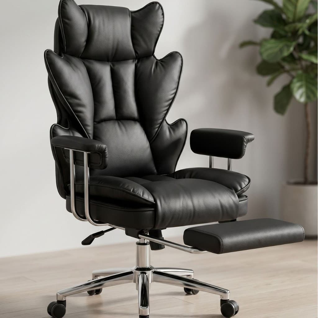 Cadeira de computador assento de cadeira de escritório doméstico cadeira ergonômica suporte de cintura sedentário confor