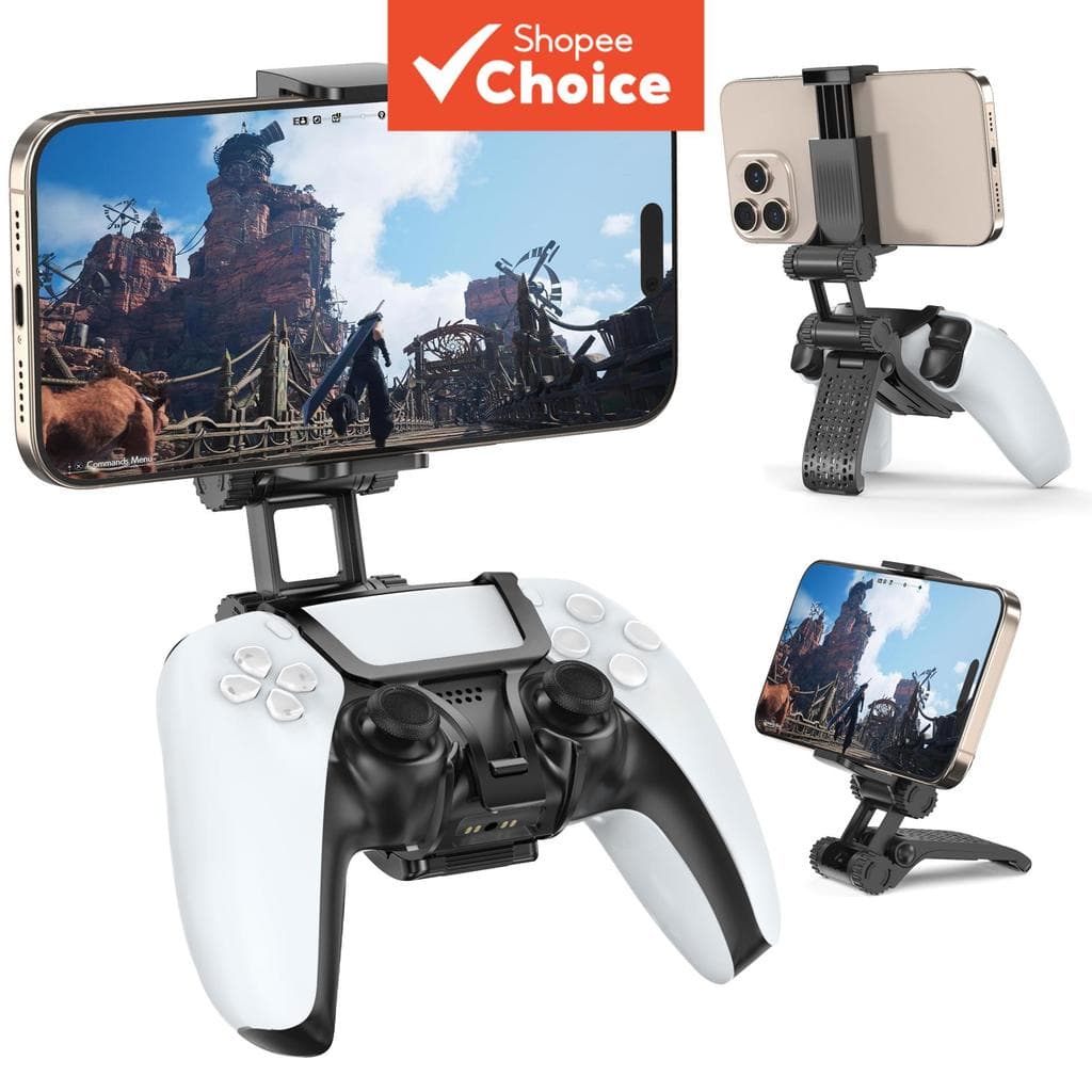 Suporte para Controle de Jogo PS5, Suporte de Montagem para Celular para PlayStation 5, com Ângulos de Visualização