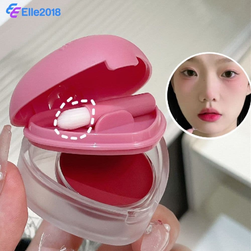 HERORANGE Blush Iluminador Ajuste Suave e Macio Blush Natural Reprodução de Cor Blush Monocromático Sem Pó Solto