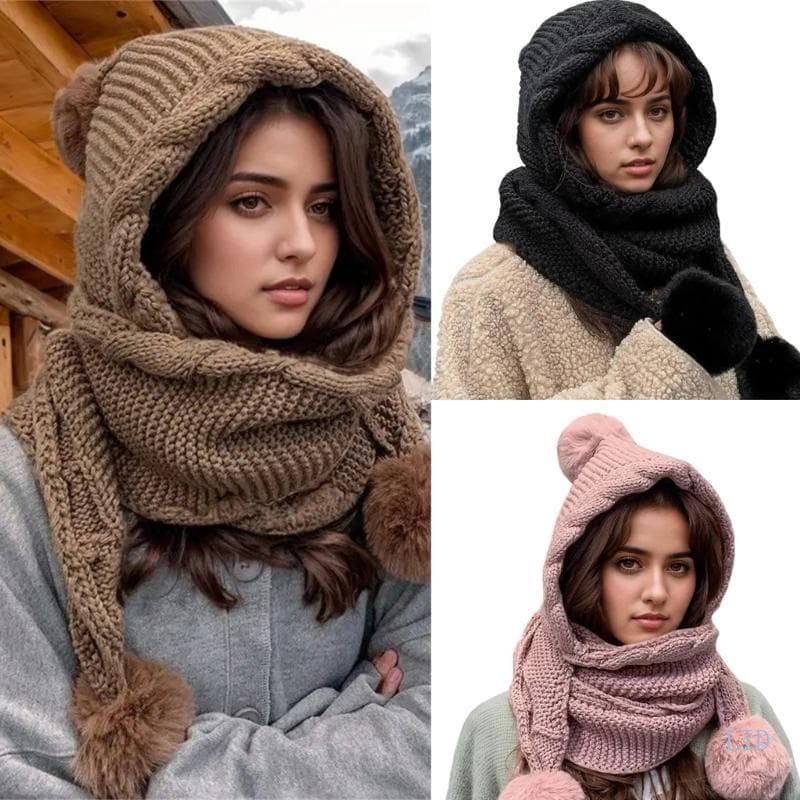 LIDU1 Gorros Quentes Unissex Chapéu Ushanka Aquecedor Grosso Para Esqui, Acampamento, Caminhada
