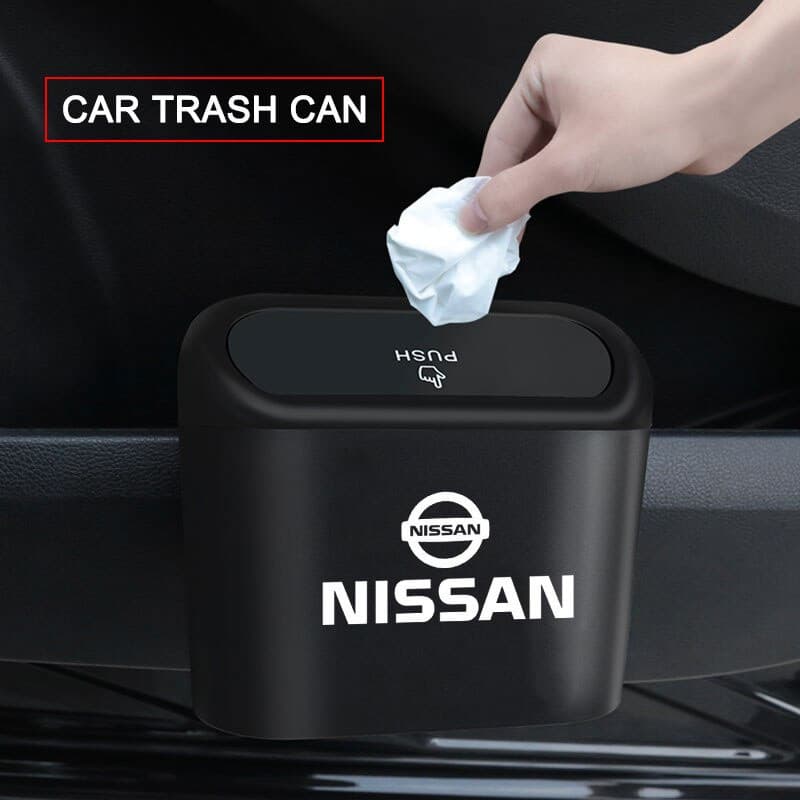 Lixeira Suspensa para Carro, Caixa de Armazenamento de Lixo para Veículos Nissan Qashqai X J10 J11 Trail Tiida Teana Sky
