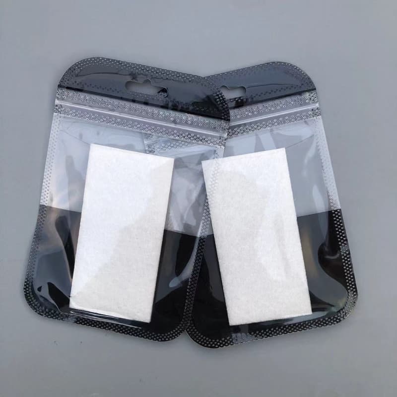 Peças de fibra de extensão de fibra de Manicure peças de fibra de extensão de unhas peças de seda não tecidas corte alea