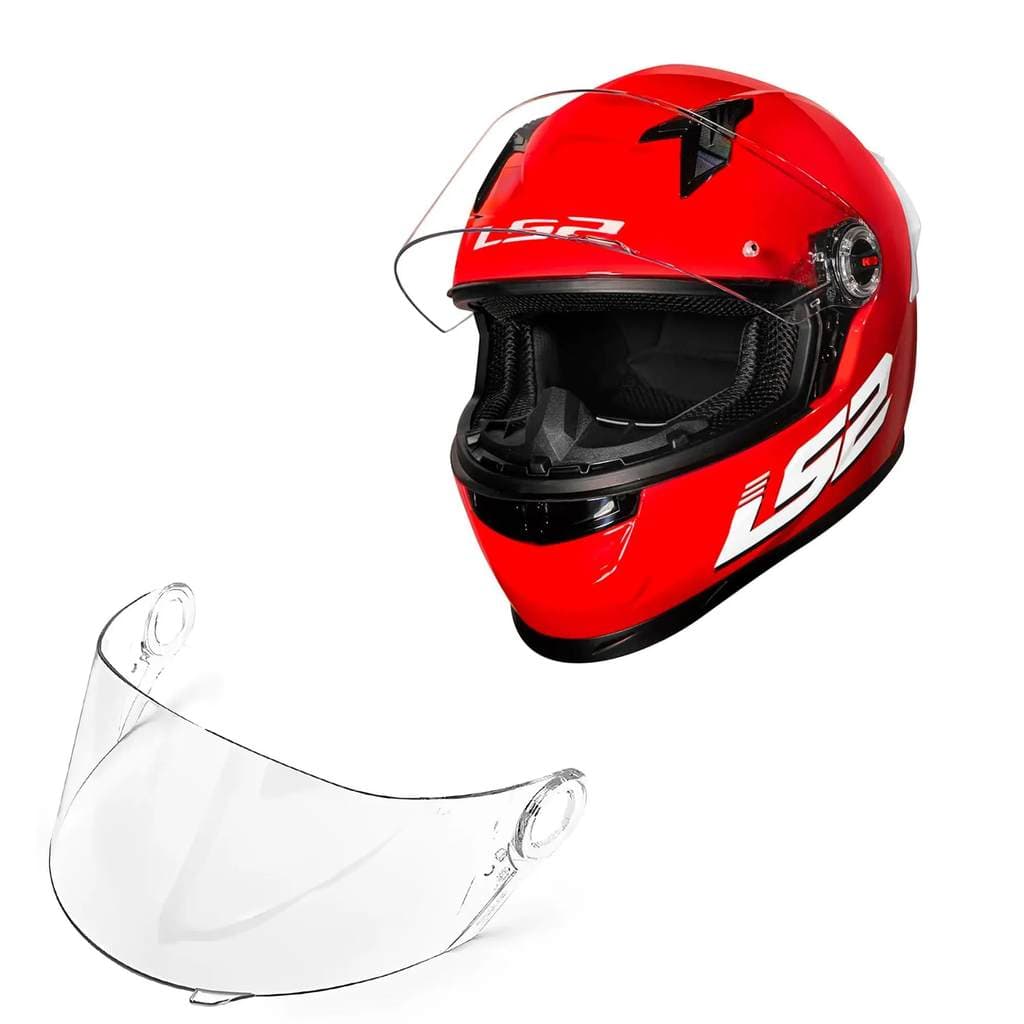 Viseira ASX Transparente Cristal para Capacete LS2 FF358 ou FW3 GT GTN GT CLASSIC