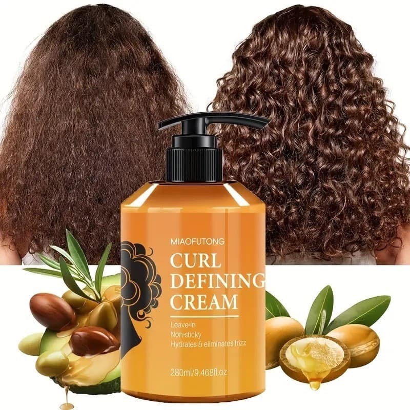Comércio Exterior Europeu Americano Curling Creme Elástico Cabelo Lama Estilo Hidratante Fofo Sem Enxágue Cuidados Com O