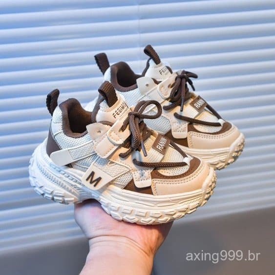 Tênis infantil Sapatos infantis casuais para Meninos Moda tênis de corrida para meninas Leve e macio