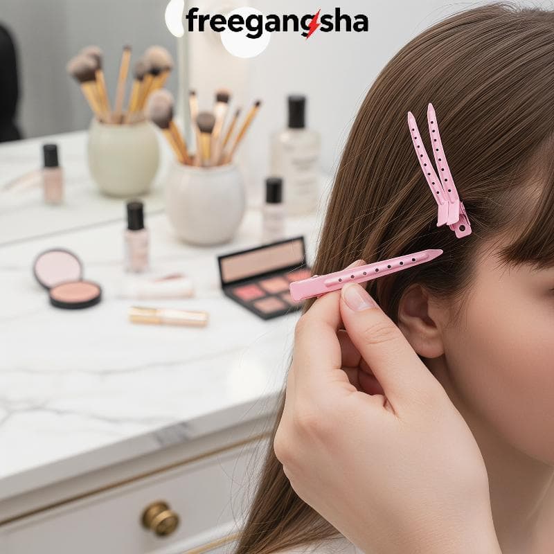 [FRE] 10 Peças Femininas Sem Costura Clipes De Volume De Raiz De Cabelo Franja Flyaway Fix Domador Para Uso Diário Domés