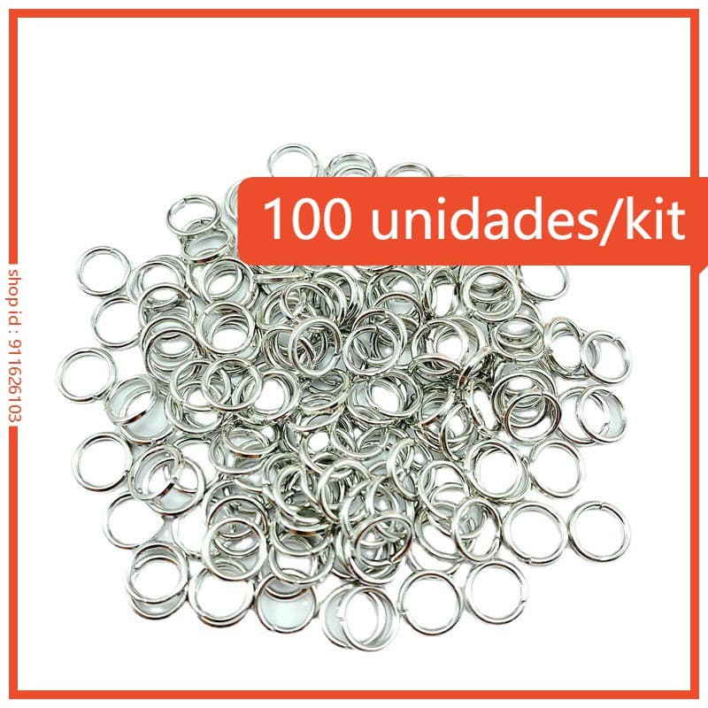 Acessórios de Joias Anel Aberto de Liga DIY Material Artesanal Anel de Conexão