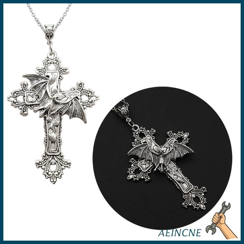 AEIN Goth Pingente Corrente Colar Jóias Accessoiiy Gótico Gargantilha