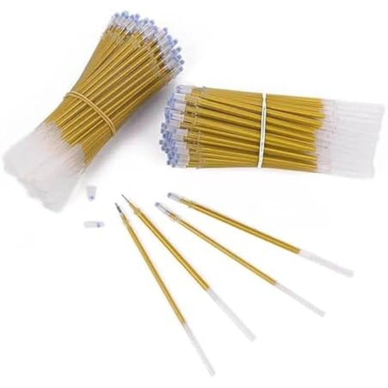 20 recargas de canetas de gel douradas, recargas de canetas de gel com Glitter e Metal, canetas de tinta de 0.7 mm, cane