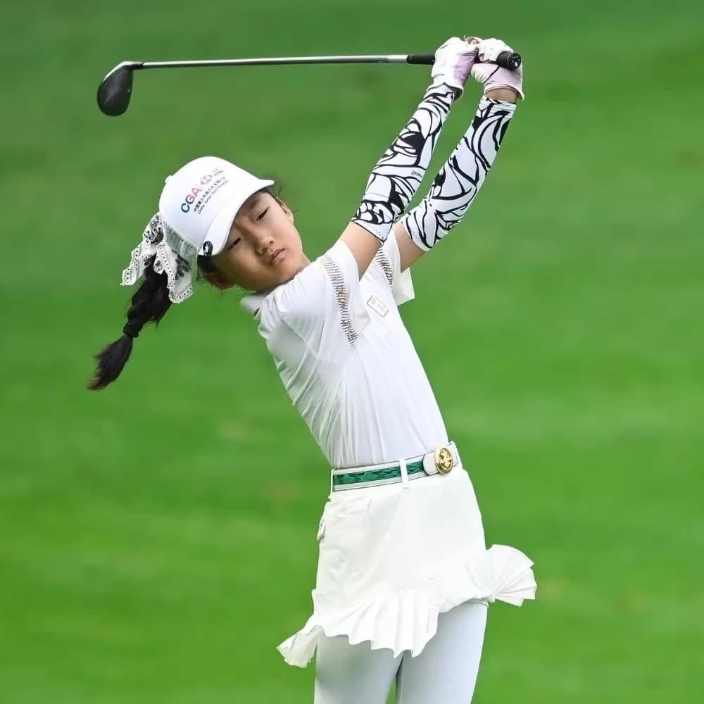 Japão japão MEGA mangas de golfe crianças esportes ao ar livre mangas meninos meninas gelo seda-3 graus protetor solar m