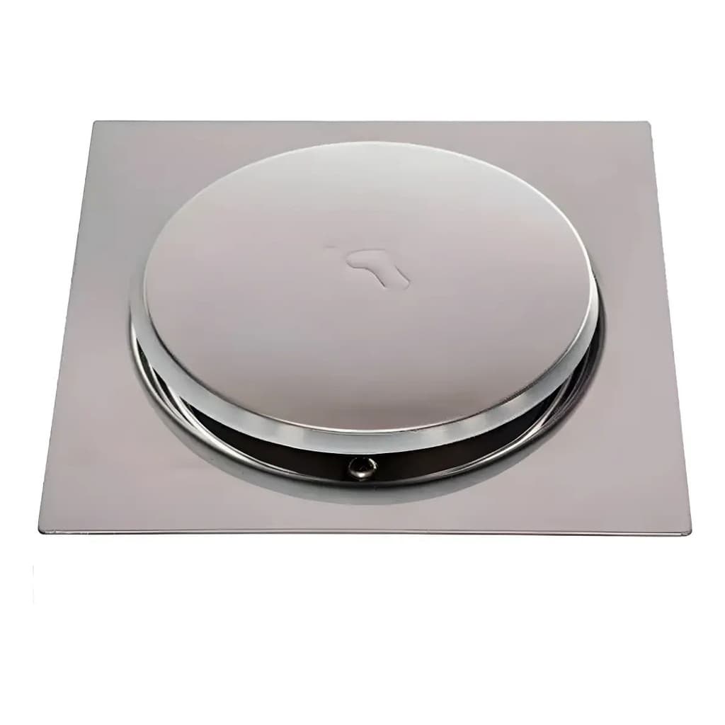 Ralo Inteligente Click Para Banheiro 10x10 Inox