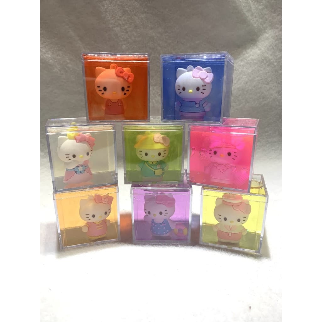 Cor de cristal lama Katie kt gato 8 cores seguro não-tóxico antiaderente artesanal lodo argila areia espuma brinquedo co